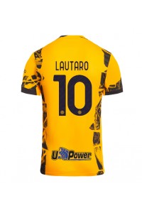 Inter Milan Lautaro Martinez #10 Voetbaltruitje 3e tenue 2024-25 Korte Mouw